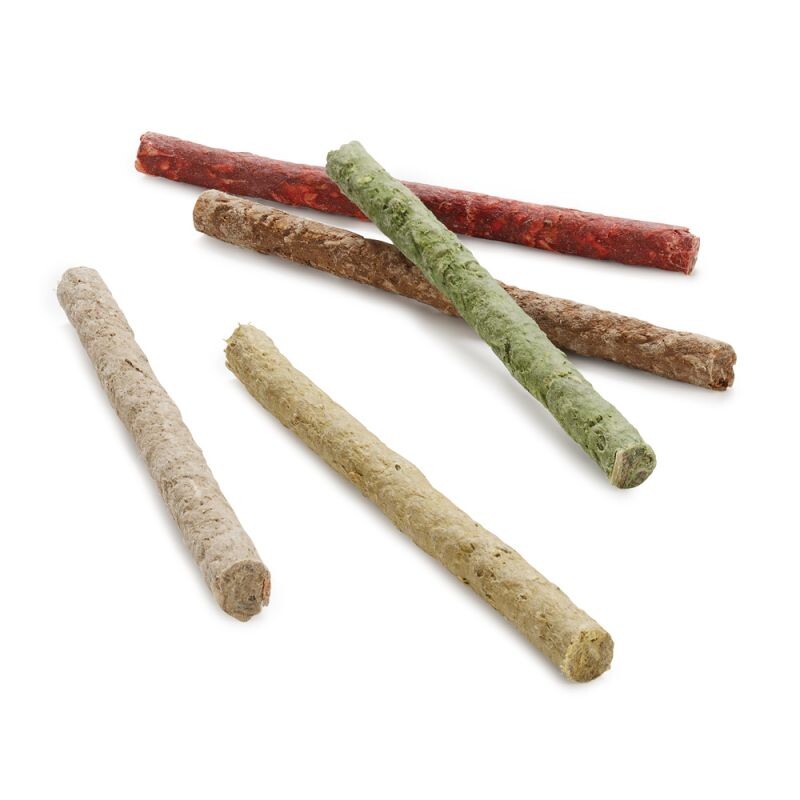 Bâtonnets torsadés multicolores Barkoo, bœuf