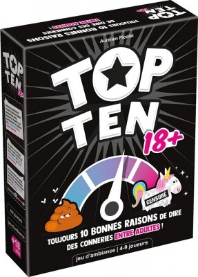 Top Ten 18 Ans - Jeu d'ambiance - Cocktail Games - Boutique Espritjeu.com