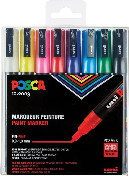 Set de 8 marqueurs Posca 
