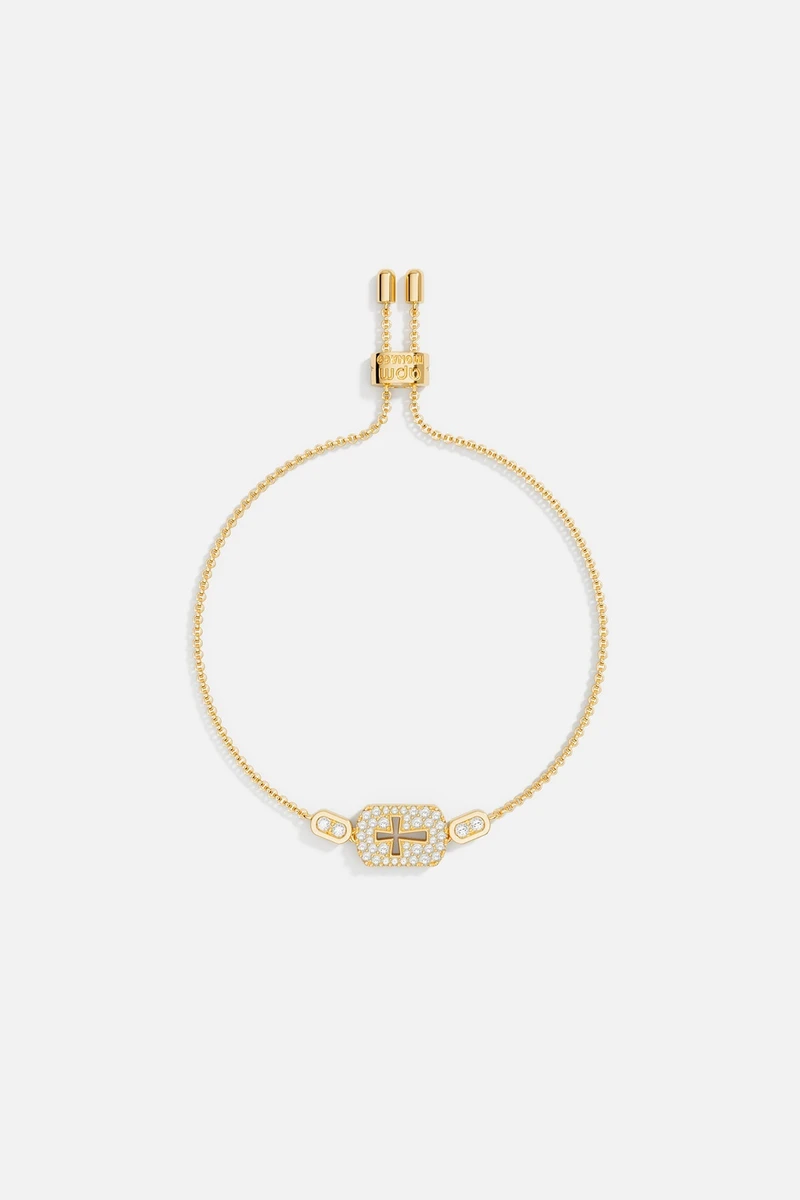 Bracelet Ajustable Médaille Croix