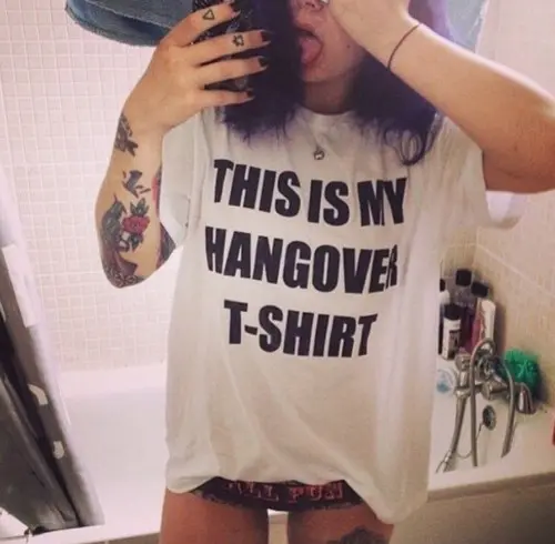 This Is My Hangover T-Shirt - TEE - UNISEX - All Sizes - Digital Printing