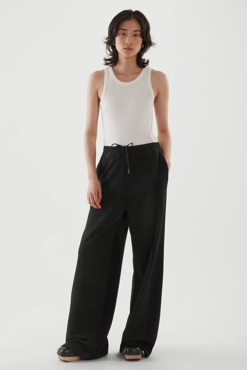 REGULAR-FIT WIDE-LEG JOGGERS
