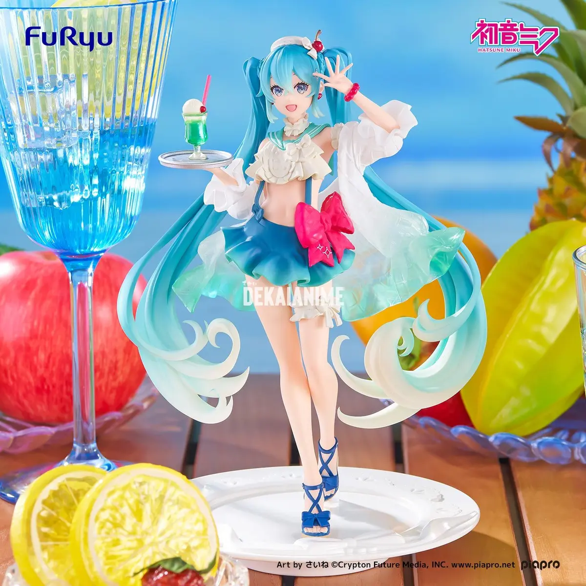 Vocaloid - Hatsune Miku "Exceed Creative - Sweet Sweets" Cream Soda Ver. PVC Statue