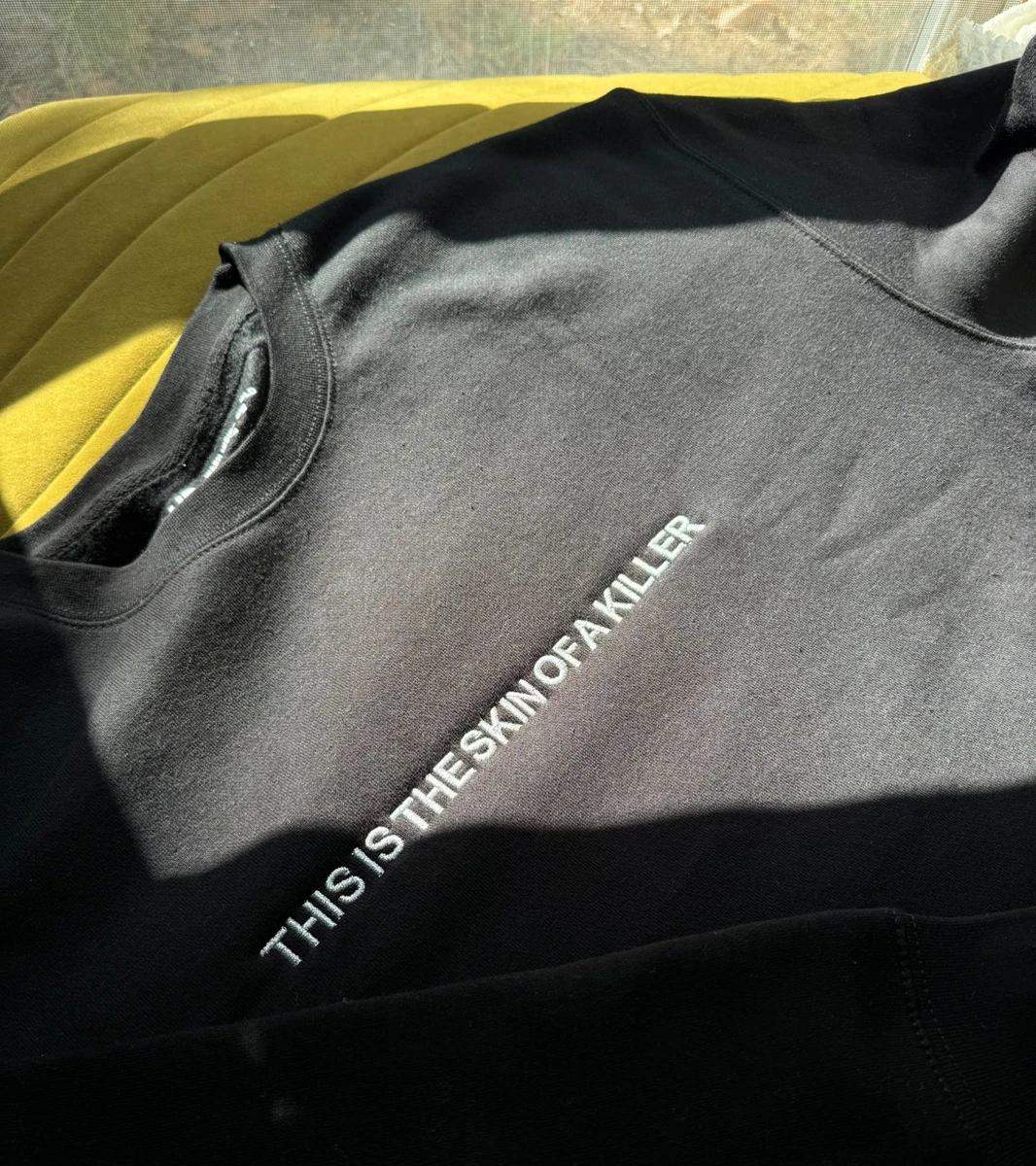Skin of a Killer - Embroidered Crewneck Sweatshirt