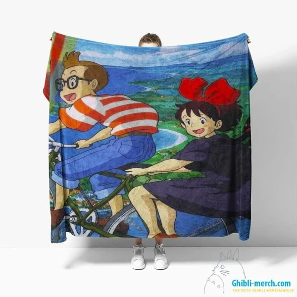 Kiki and Tombo Blankets Themed Ghibli 4 Styles NEW | Ghibli Merch Store