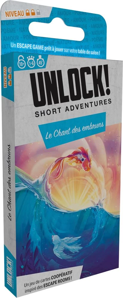 Jeu d'escape game Asmodee Unlock! Short 11 Le Chant des embruns