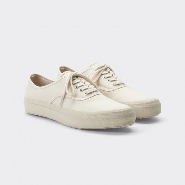 Doek : Chaussures de Sport “Oxford” : Ecru