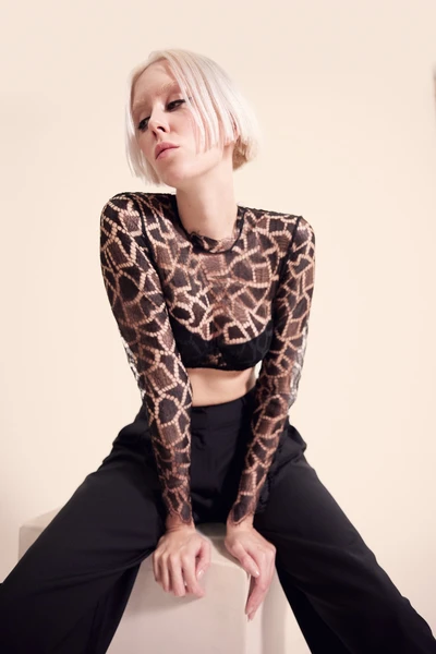 GILDA TOP BLACK — PALOMA CASILE
