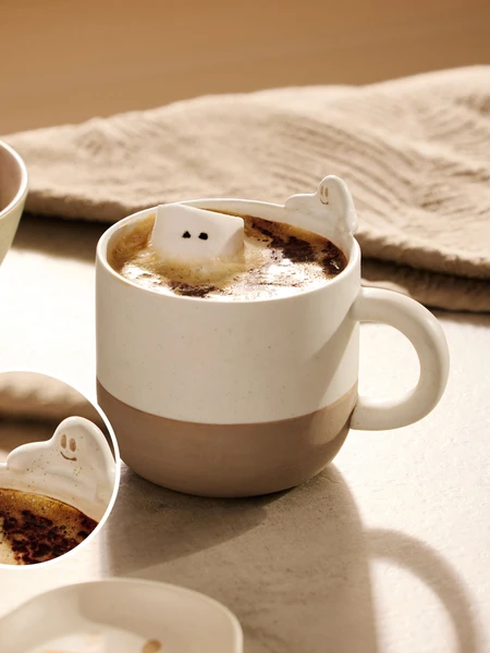 Gus the Ghost Speckle Mug