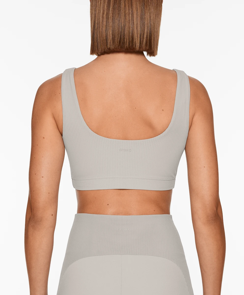 Brassière sport comfortlux rib à maintien modéré et bonnets