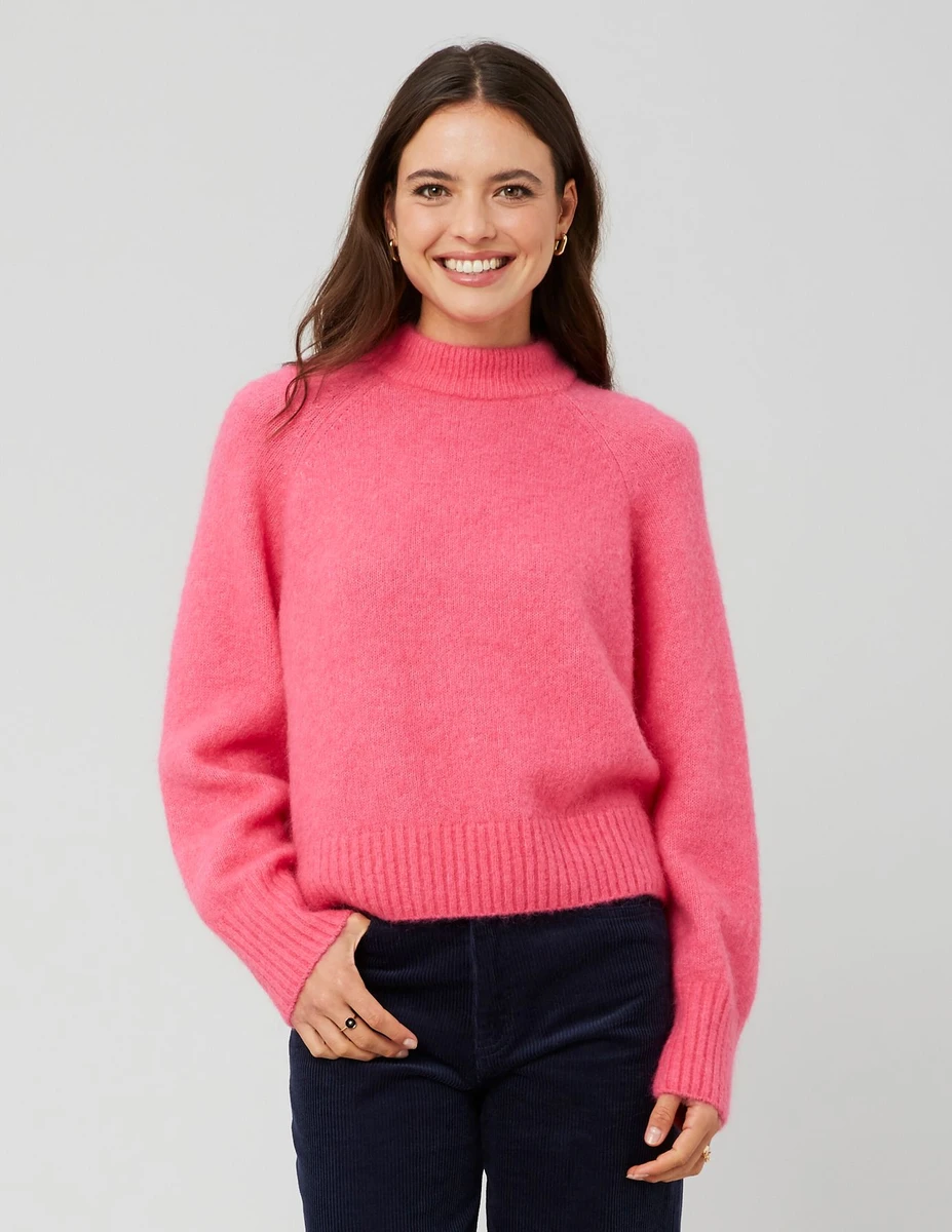 Pull premium col montant