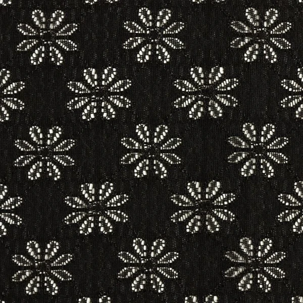 Stretch Fleurs en dentelle – noir - Idéal pour Chemisiers