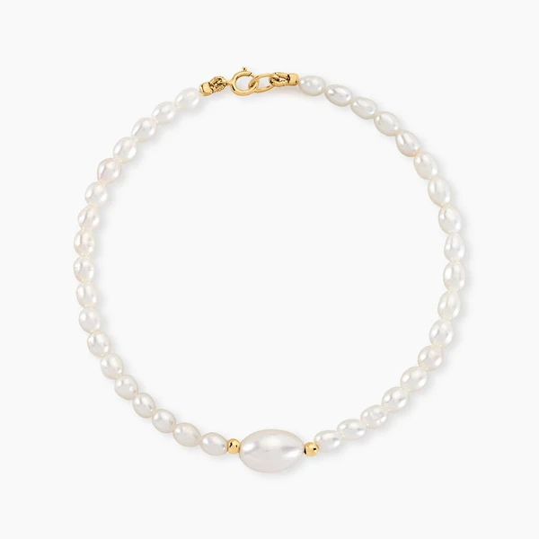 Bracelet Akil Or Jaune Perle De Culture