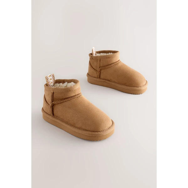 Bottines chaussons à enfiler