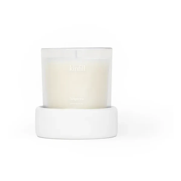 Bougie parfumée Tangerine | Blanc