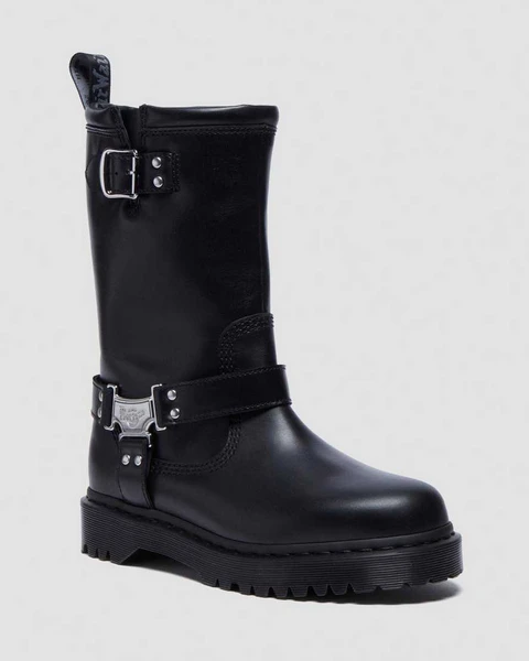 DR MARTENS Biker boots montantes Anistone Hi en cuir