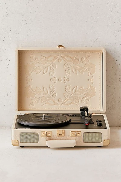 Tourne-disque Crosley UO Exclusive Folklore Floral Cruiser avec entrée et sortie Bluetooth
