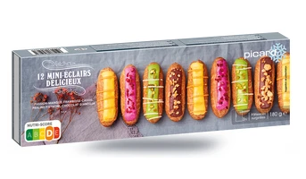 12 mini-éclairs délicieux surgelés Picard