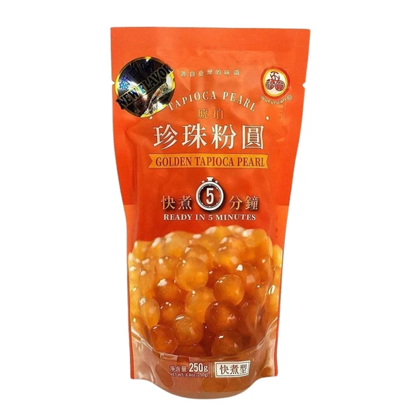 Tapioca Pearl Bubble Tea Golden