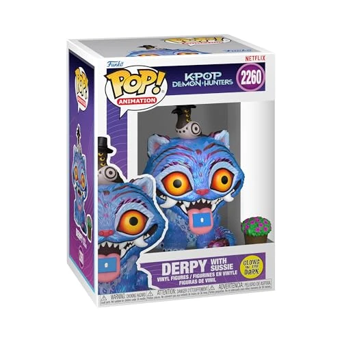 Funko Pop! Animation: Kpop Demon Hunters - Derpy with Sussie (Glow in The Dark) - Figurine en Vinyle à Collectionner - Idée de Cadeau - Movies Fans