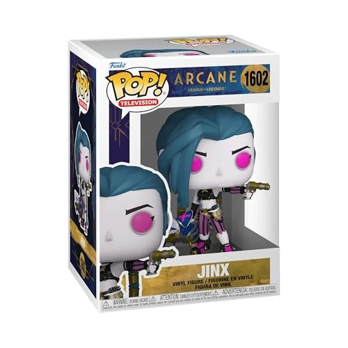 Funko Pop! TV: Arcane LoL - Jinx - Arcane: League of Legends - Figurine en Vinyle à Collectionner - Idée de Cadeau - Produits Officiels - Jouets pour Les Enfants et Adultes - TV Fans