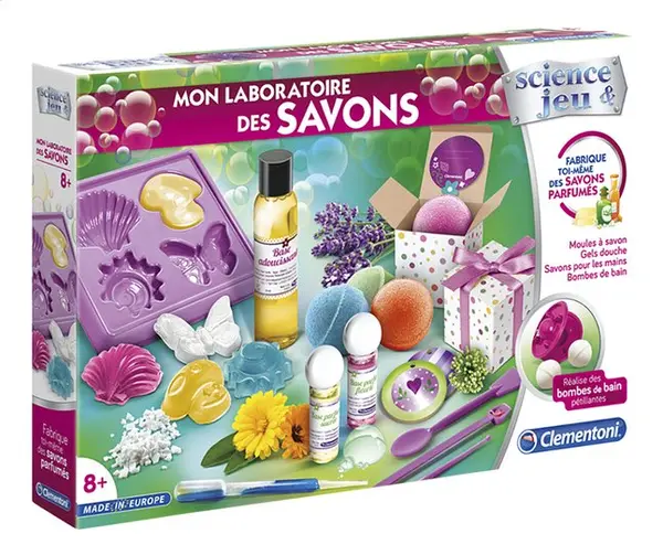 Clementoni Science & Jeu Mon laboratoire des savons