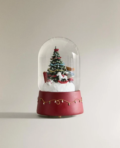 BOULE À NEIGE MUSICALE SAPIN DE NOËL | Zara Home France