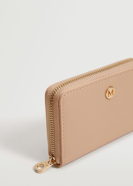 Portefeuille effet saffiano -  Femme | Mango France