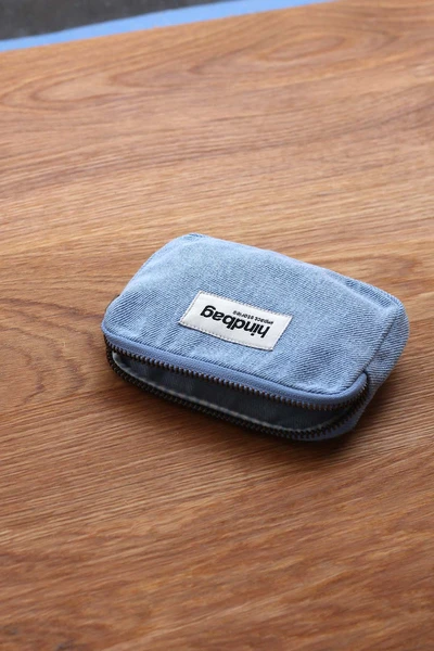 Porte-monnaie Lili Denim Bleu