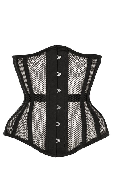 Underbust bustier mailles Noir