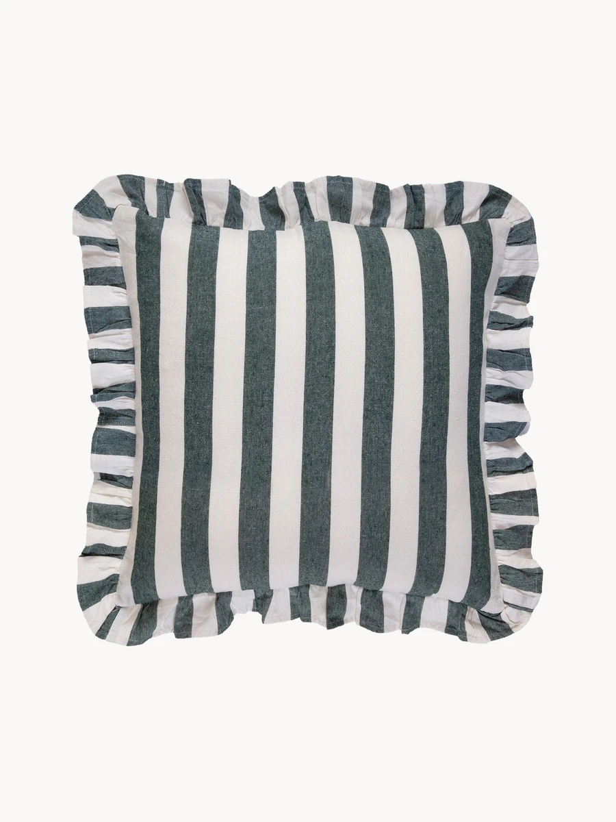 Coussin en coton fait main Elvira | Westwing