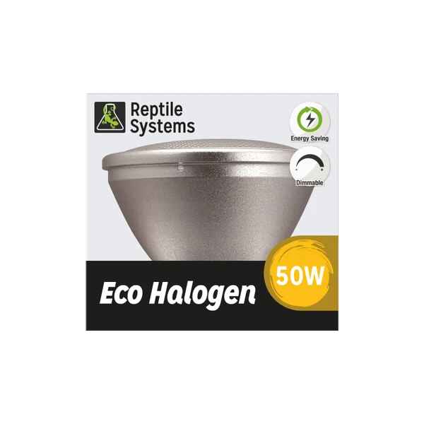 Spot chauffant blanc "Eco halogen" de Reptile Systems