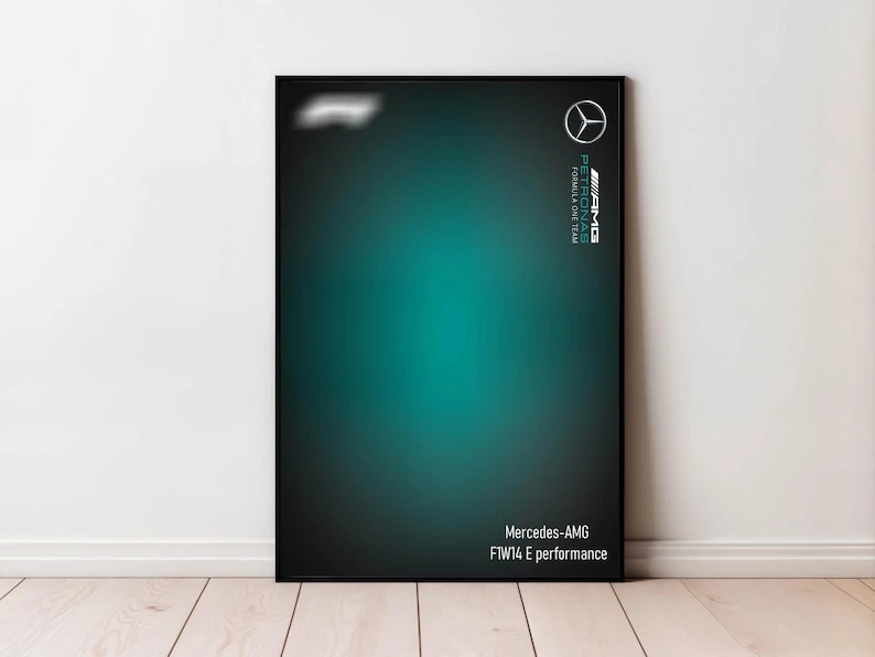 Mercedes-AMG F1 W14 E Performance | F1 Technic 42171 Compatible | Digital Art for Wall Poster Print | Formula 1 Poster | Instant DOWNLOAD