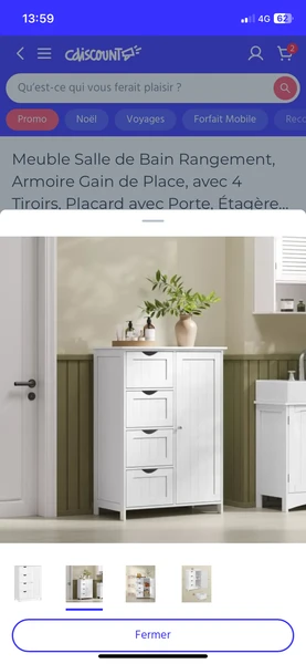Meuble salle de bain 