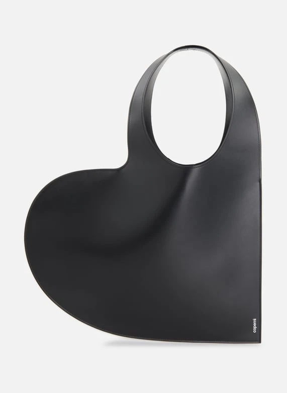 Sac Heart Tote Bag en cuir | Noir