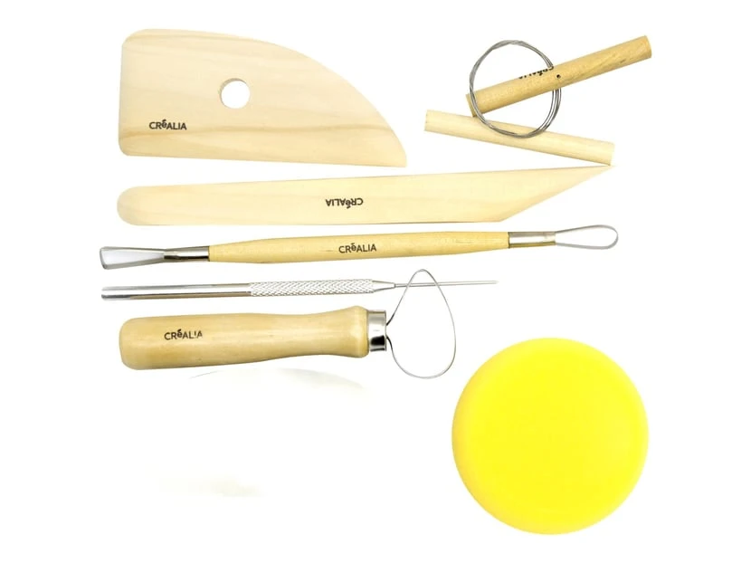8 outils de poterie - Créalia