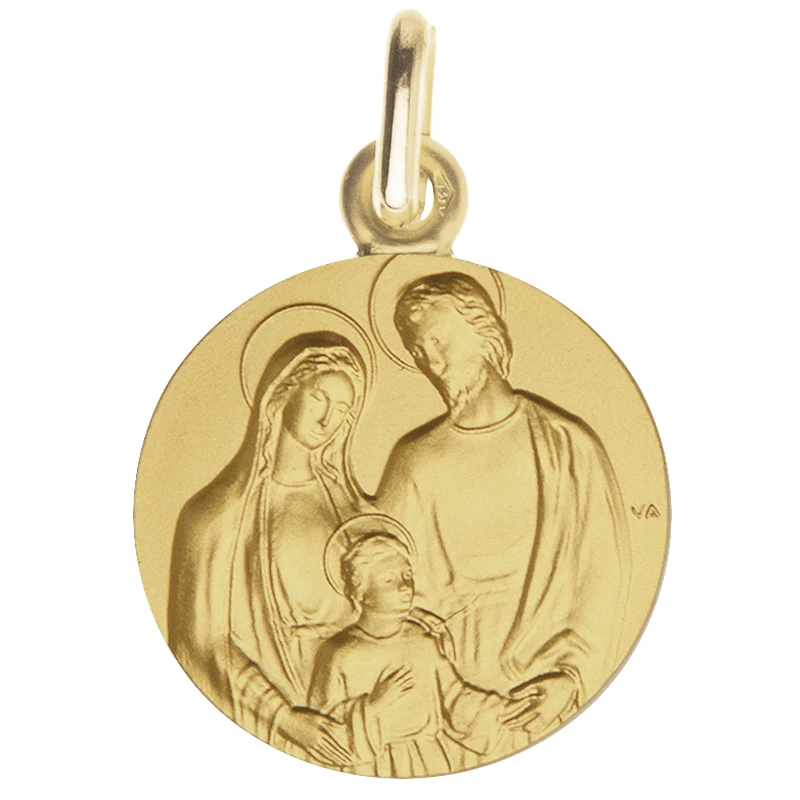 Médaille de baptême Très Sainte Famille