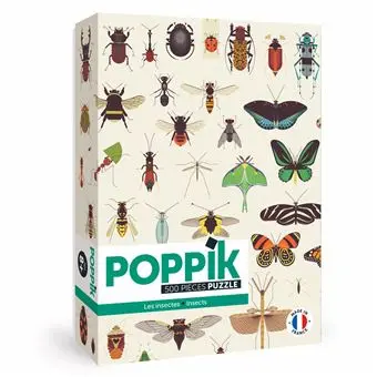 Puzzle Poppik Insectes 500 pièces