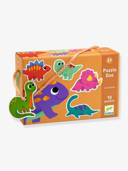 Puzzle Dinos duo - DJECO multicolore - Djeco
