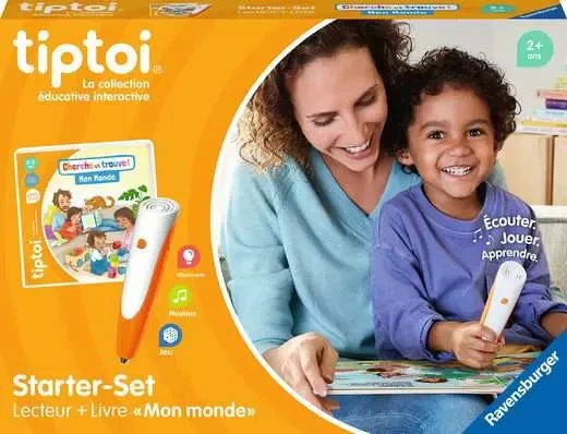 Jeu éducatif électronique - tiptoi® Starter Set Mon Monde - Coffret complet