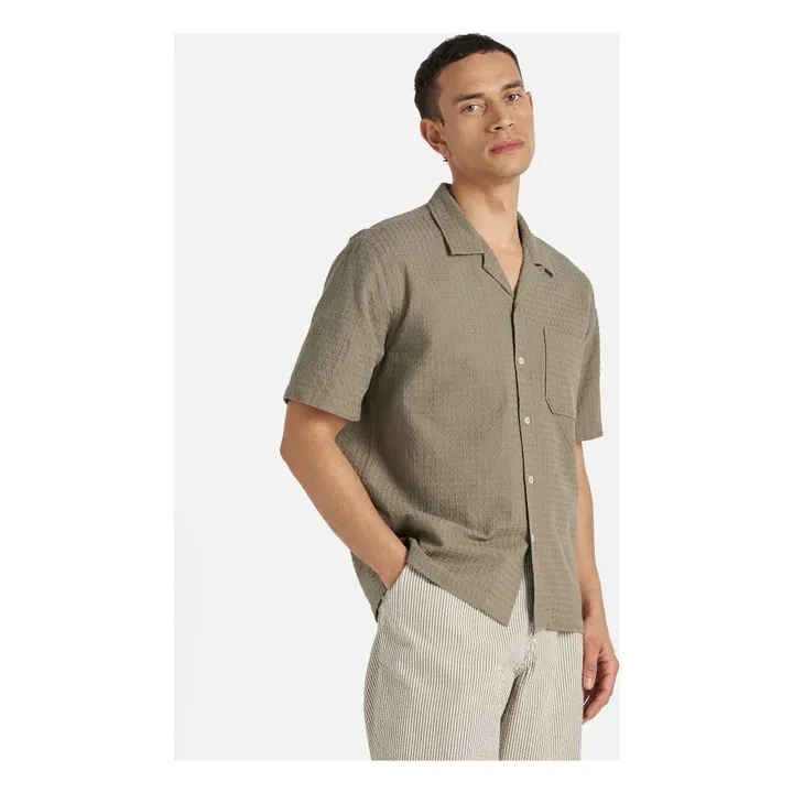 Chemise Road Delos | Vert olive