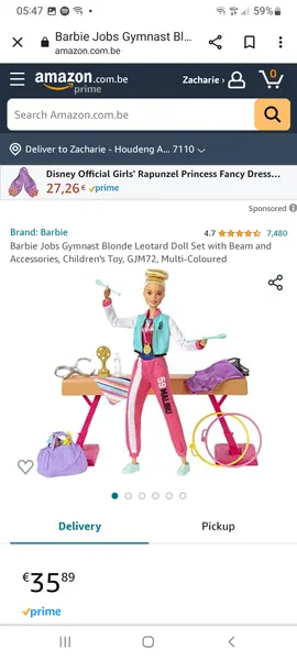 Barbie gymnaste