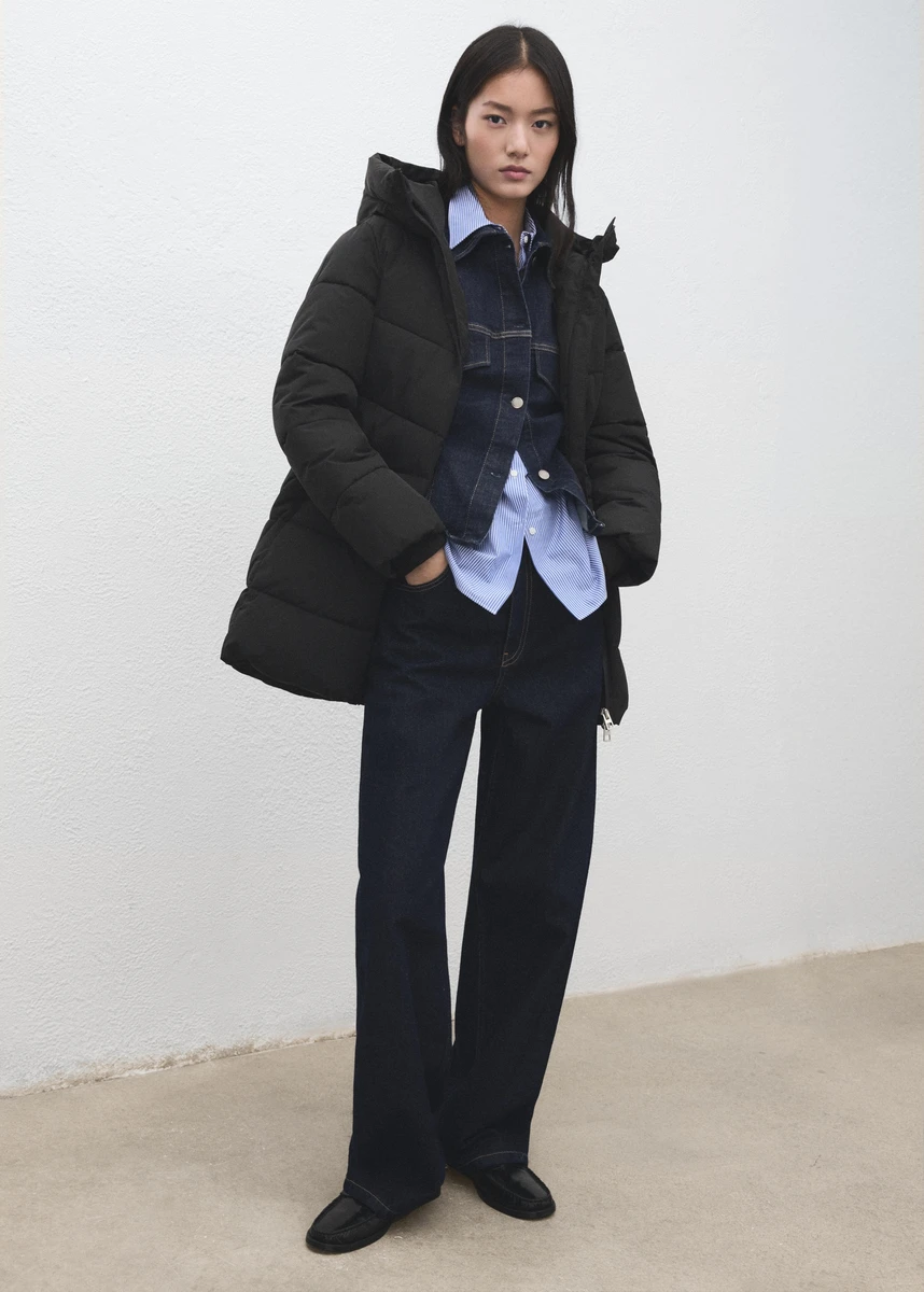 Anorak matelassé à capuche