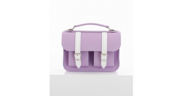Micro Satchel - MICRO LILAC & WHITE