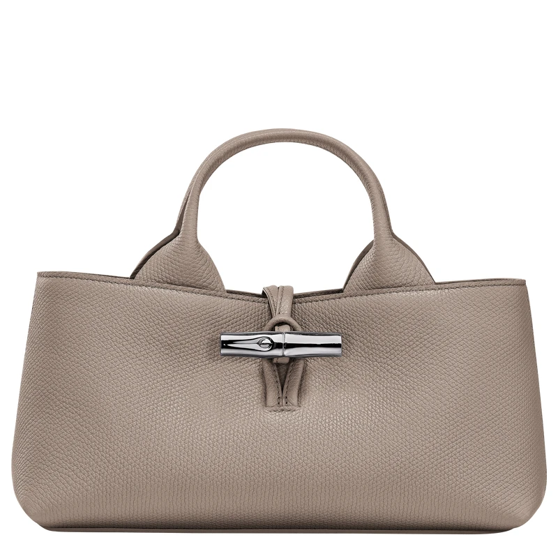 Sac à main S Le Roseau Cuir - Argile | Longchamp FR