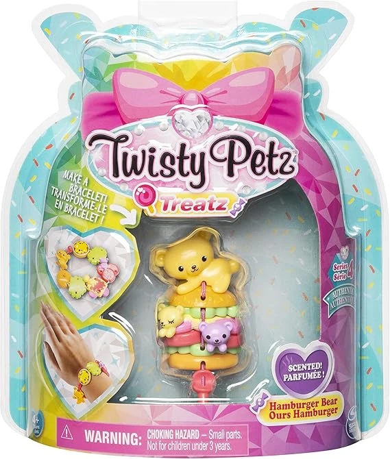 Twisty Petz - 6055925 - Twisty Treatz - Bracelets Bijou Cadeau gourmandises parfumées - Jouet Enfant - Modèle aléatoire