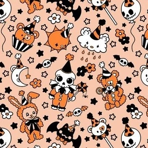 Vintage Halloween Clowncore Circus Clown Fabric | Spoonflower