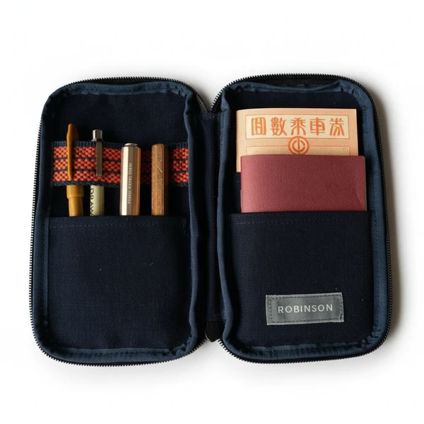 Trousse à crayons ANYTHINGxROBINSON Bleu