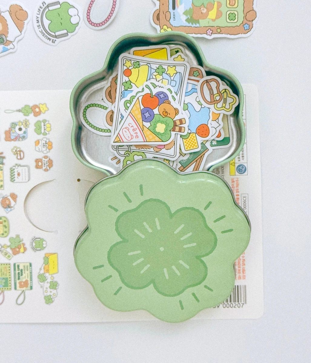 Boite en métal & stickers Lucky Day