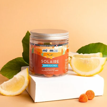 Gummies SOLAIRE SANS SUCRES | Améliore le bronzage | 21 jours
